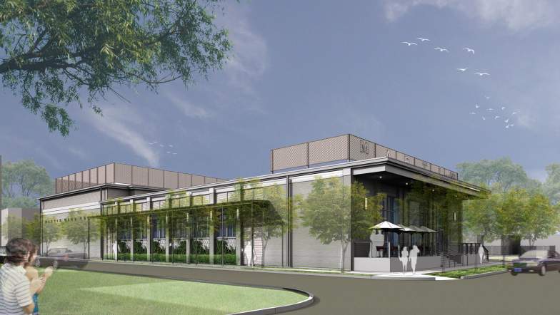 Rendering of the New Building.