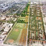 Renderings of the Lafitte Greenway via The Lafitte Greenway Master Plan.