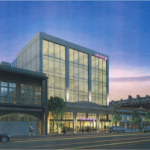 The proposed Moxy hotel at 744 St. Charles Ave. Rendering courtesy Campo Architects. 