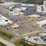 Aerial image of Fremaux Town Center via Stirling Properties
