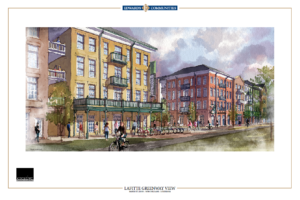 Rendering of the new Sidney Torres project near Bayou St. John.