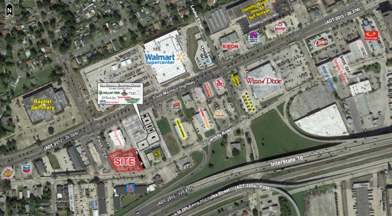 New Build-To-Suit Retail Opportunity Pops Up on Old Gentilly Road ...